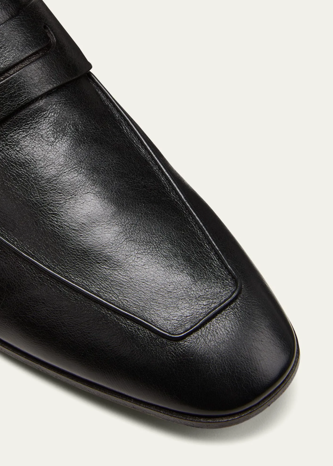 BerlutiMen's Lorenzo Kangaroo Leather Loafers