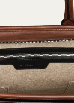 BerlutiMen's Un Jour Scritto Leather Briefcase