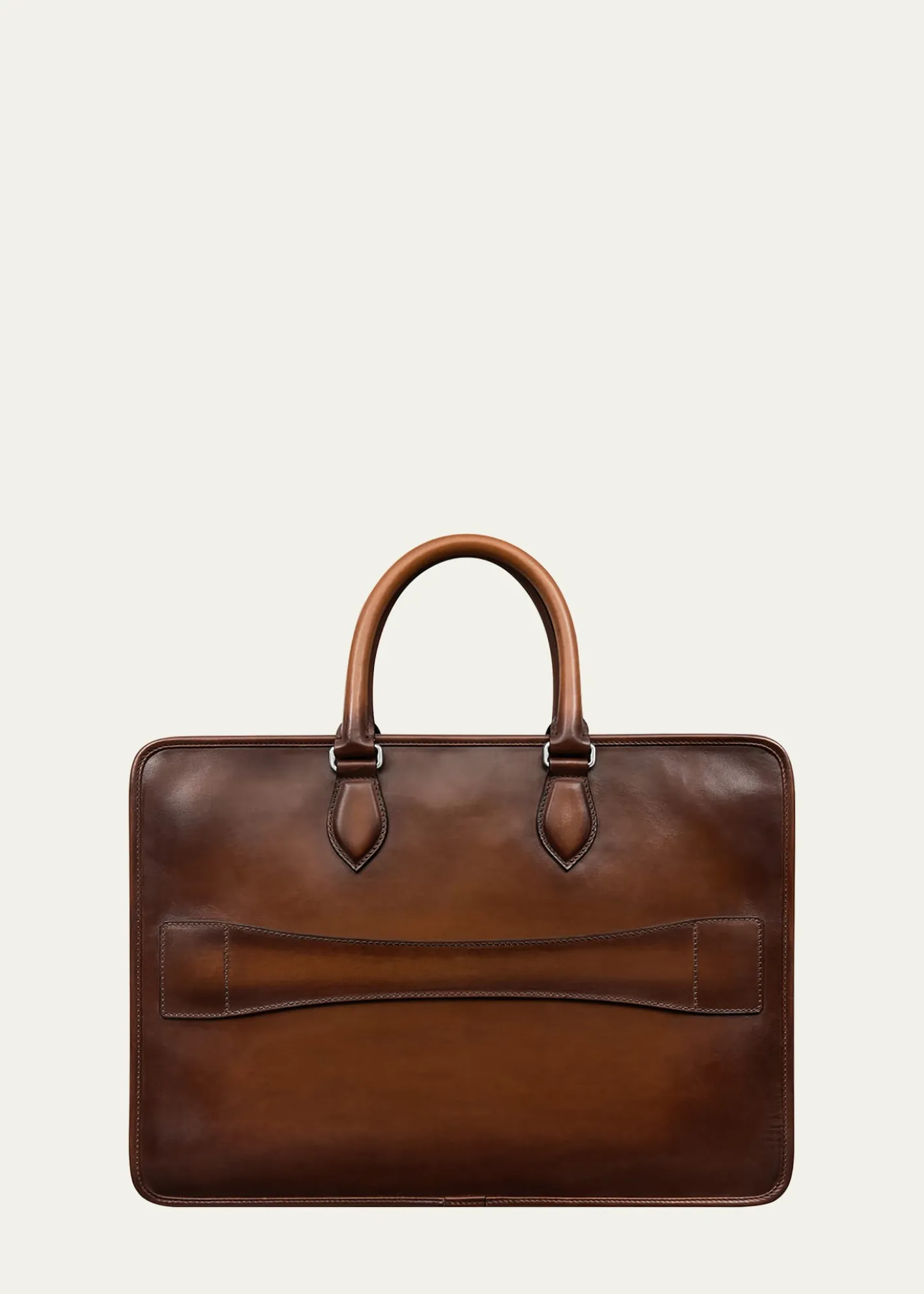 BerlutiMen's Un Jour Scritto Leather Briefcase