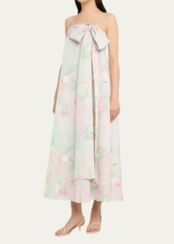 BERNADETTEBailey Bow Babydoll Midi Dress