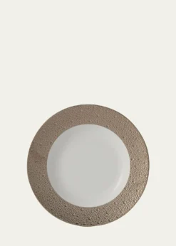 BernardaudEcume Platinum Rim Soup Plate, 9"