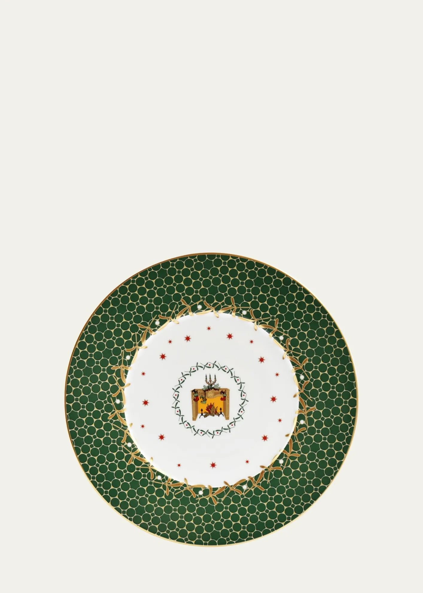 BernardaudGreen Fire Salad Plate