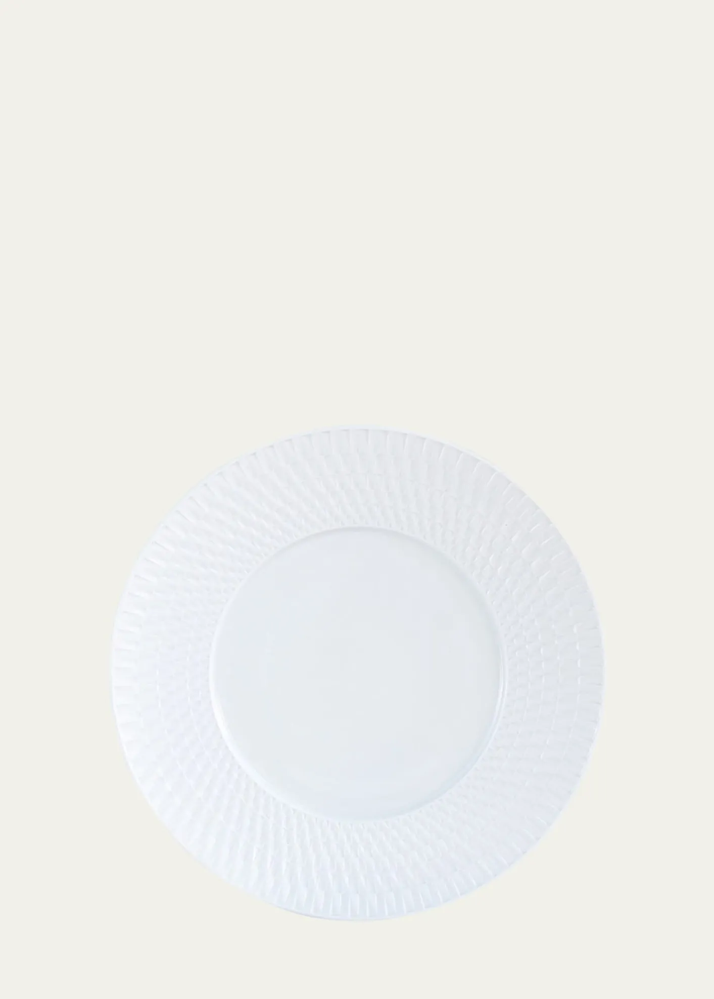 BernardaudTwist White Salad Plate, 8.3"