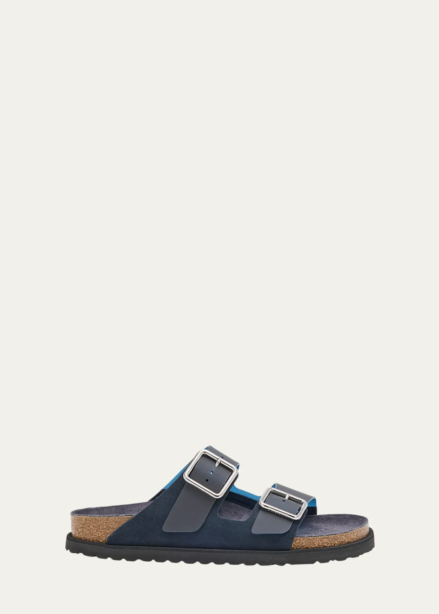 1774 BirkenstockArizona Suede PVC Dual-Buckle Slide Sandals