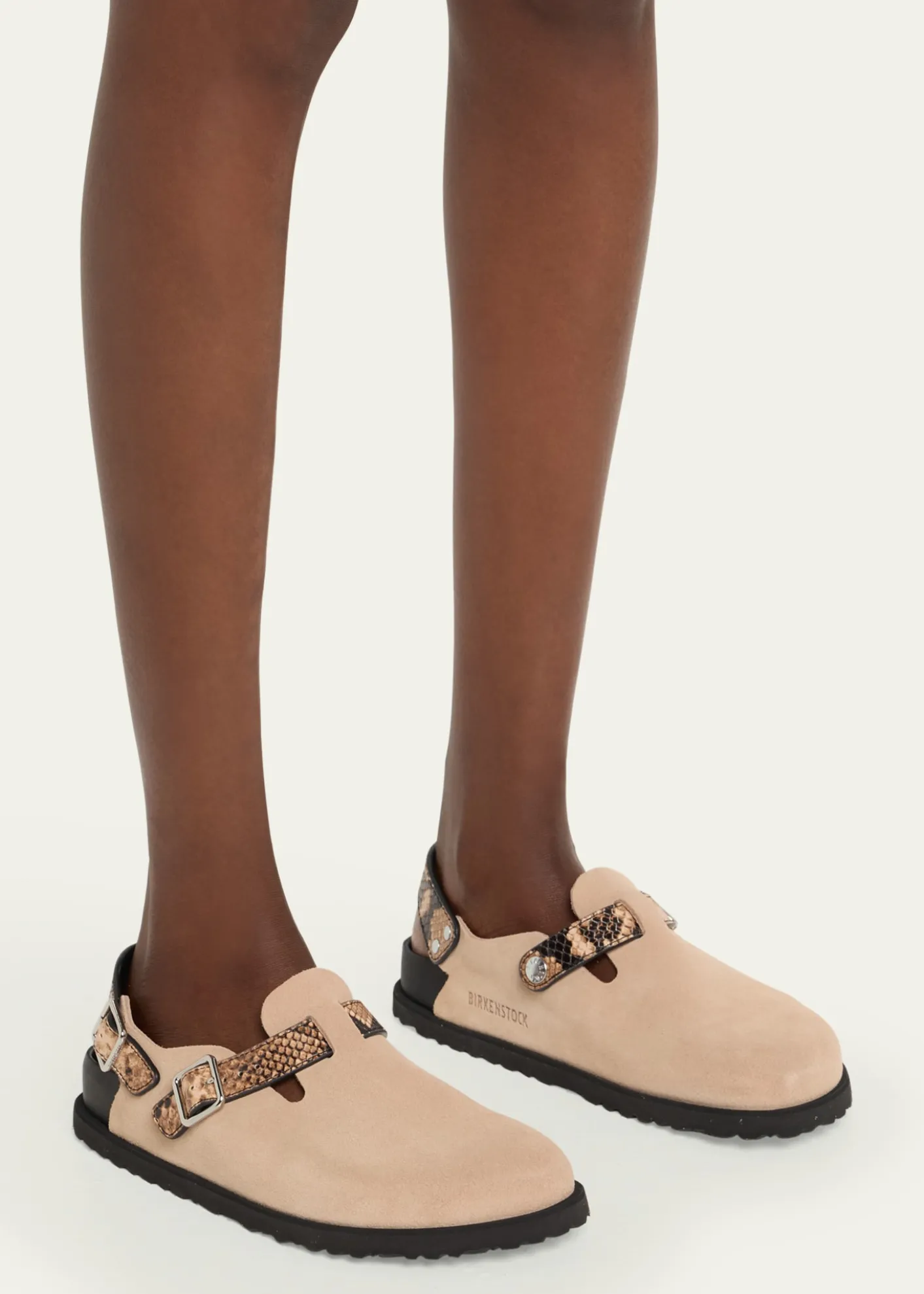 1774 BirkenstockTokio Mixed Leather Slingback Mules