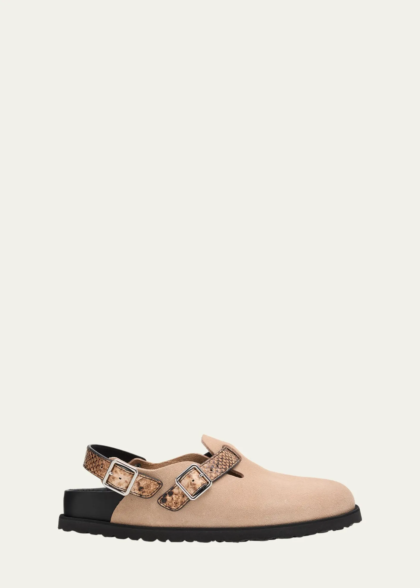1774 BirkenstockTokio Mixed Leather Slingback Mules