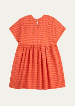 Bobo ChosesGirl's Vichy Striped Woven Dress, Size 2-13
