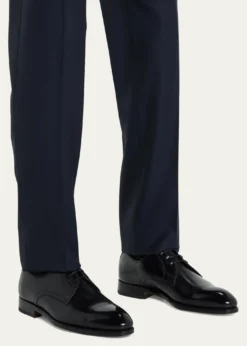 BontoniMen's Umberto Cap Toe Leather Derby Shoes