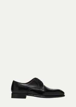 BontoniMen's Umberto Cap Toe Leather Derby Shoes