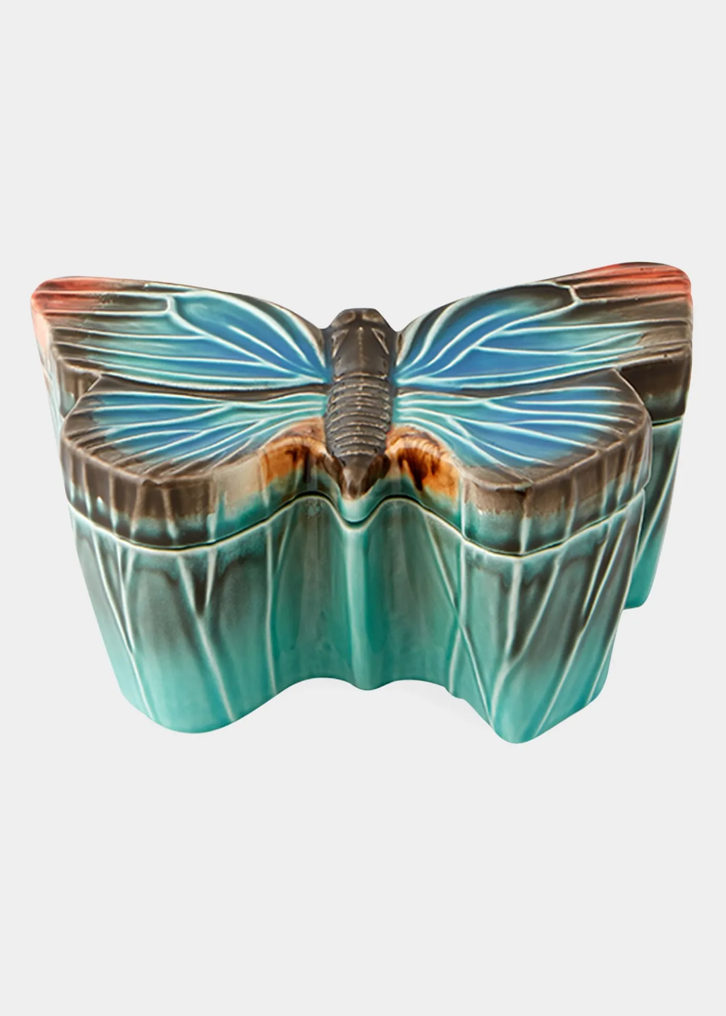 Bordallo Pinheiro"Cloudy Butterflies" Box by Claudia Schiffer
