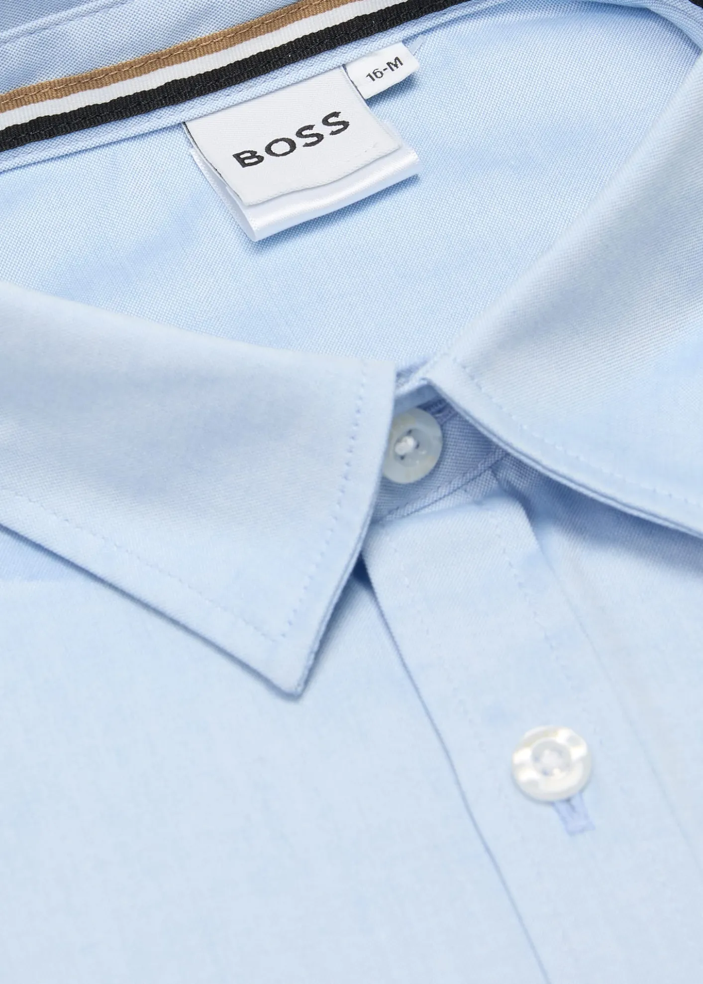 BOSSBoy's Long-Sleeve Cotton Oxford Shirt, Size 4-16