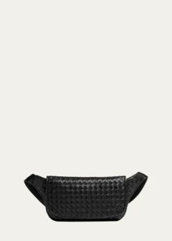 Bottega VenetaMen's Veneto Intrecciato Leather Sling Bag