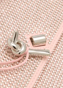 Bottega VenetaAndiamo Crystal Leather Clutch Bag