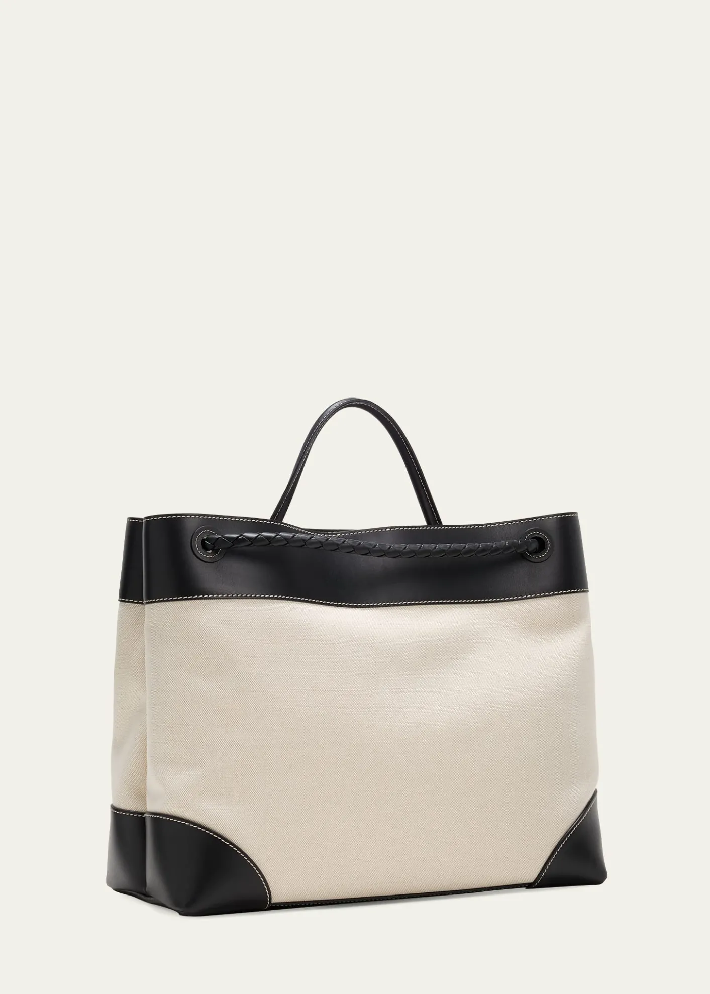 Bottega VenetaAndiamo Large Canvas Tote Bag