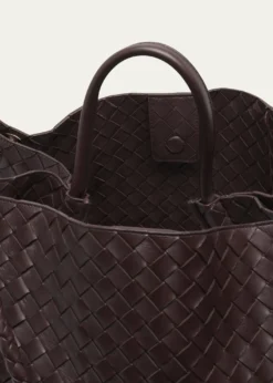 Bottega VenetaAndiamo Large Intreccio Lambskin Top-Handle Bag