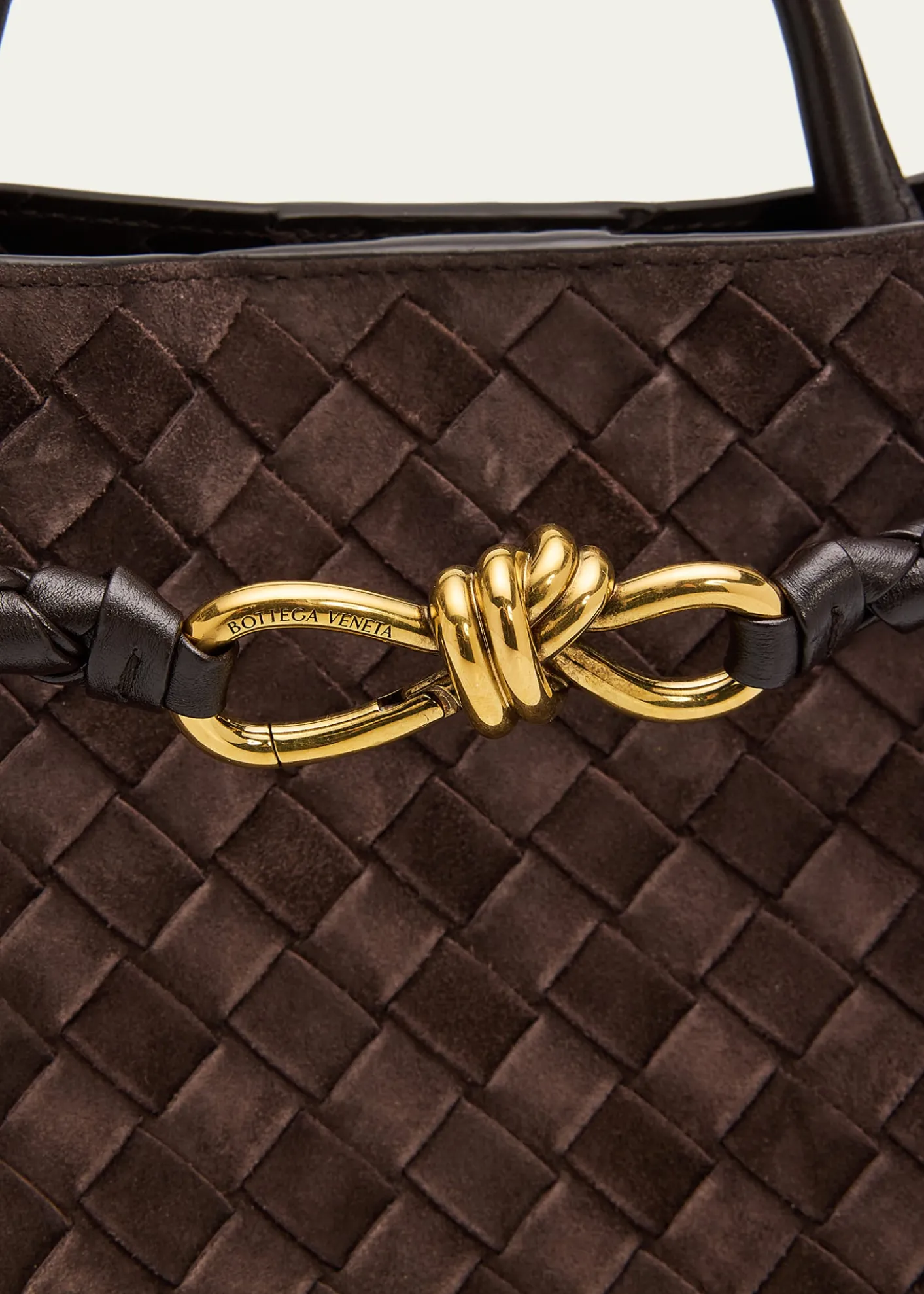 Bottega VenetaAndiamo Medium Top-Handle Bag in Suede
