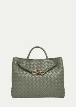 Bottega VenetaAndiamo Medium Nappa Leather Top-Handle Bag