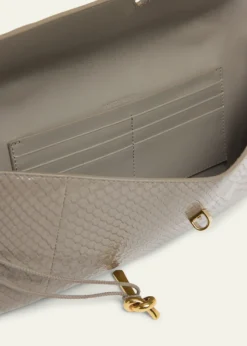Bottega VenetaAndiamo Python Long Clutch Bag