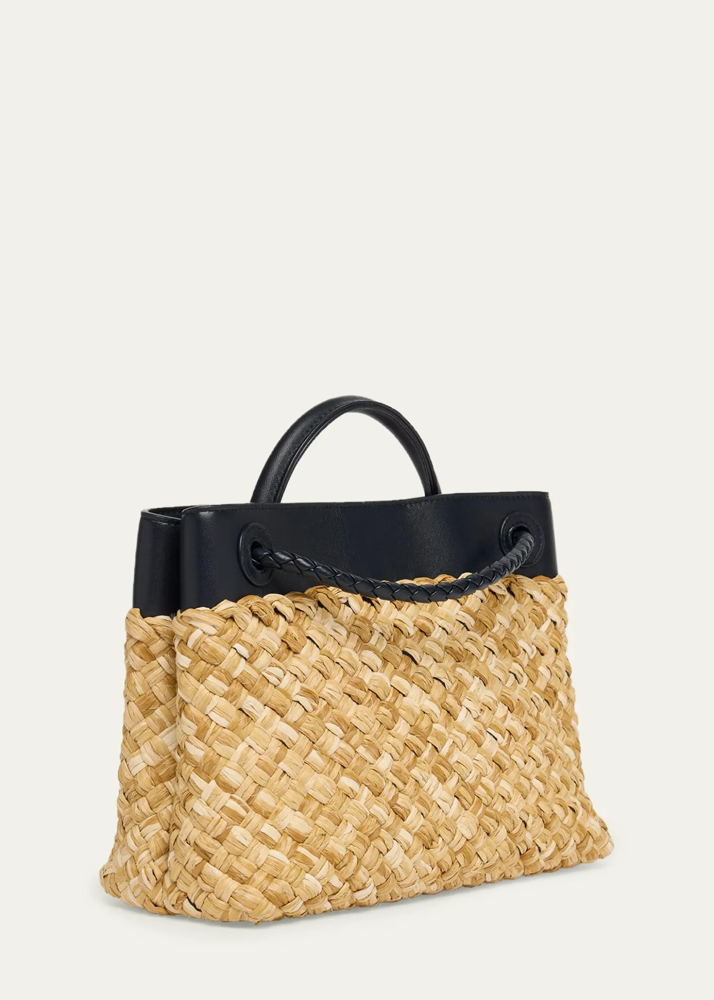 Bottega VenetaAndiamo Small Raffia Crossbody Bag