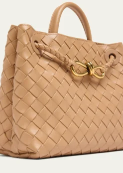Bottega VenetaAndiamo Small Leather Top-Handle Bag