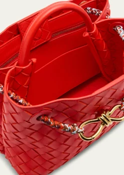 Bottega VenetaAndiamo Small Leather Top-Handle Bag