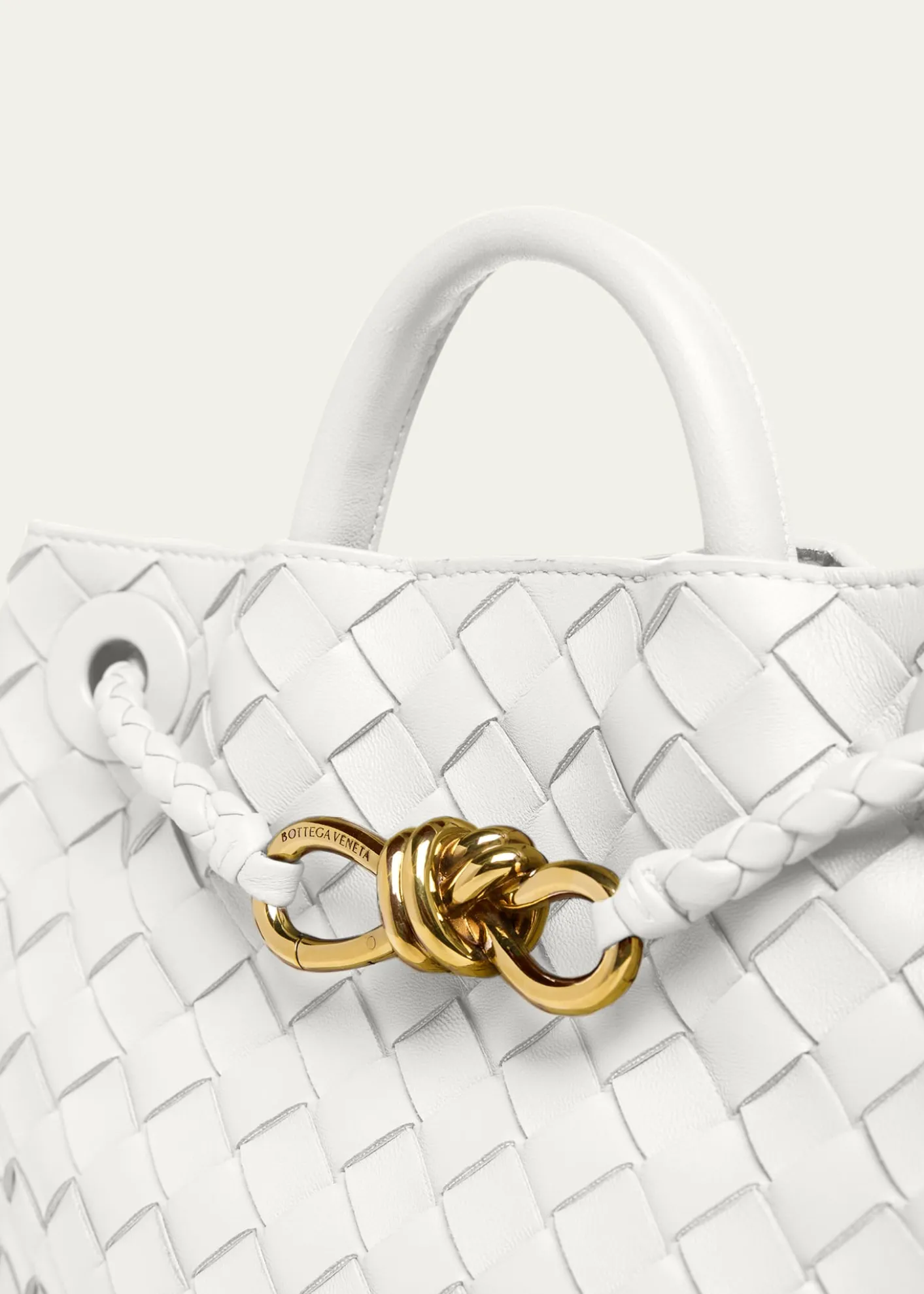 Bottega VenetaAndiamo Small Leather Top-Handle Bag