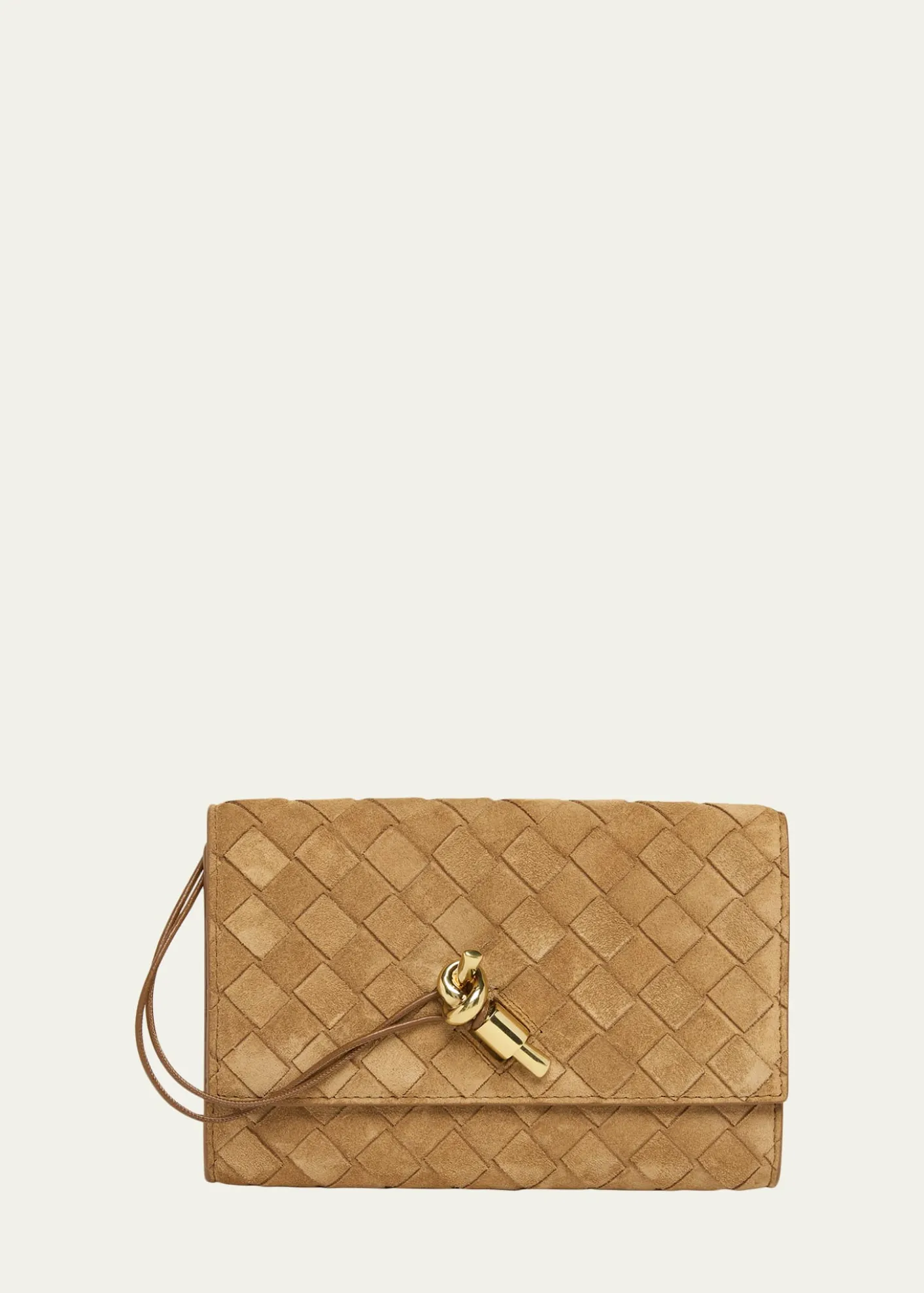 Bottega VenetaAndiamo Suede Clutch Bag