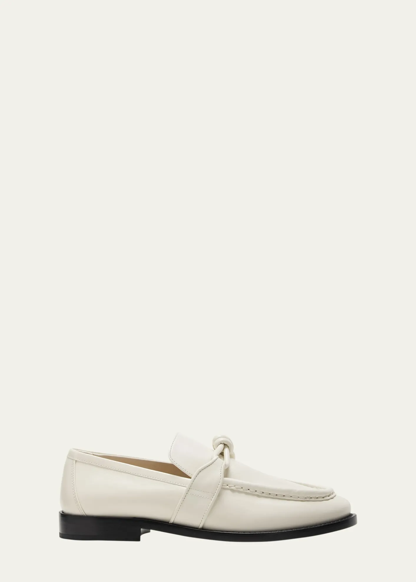 Bottega Veneta Astaire Knot Leather Loafers
