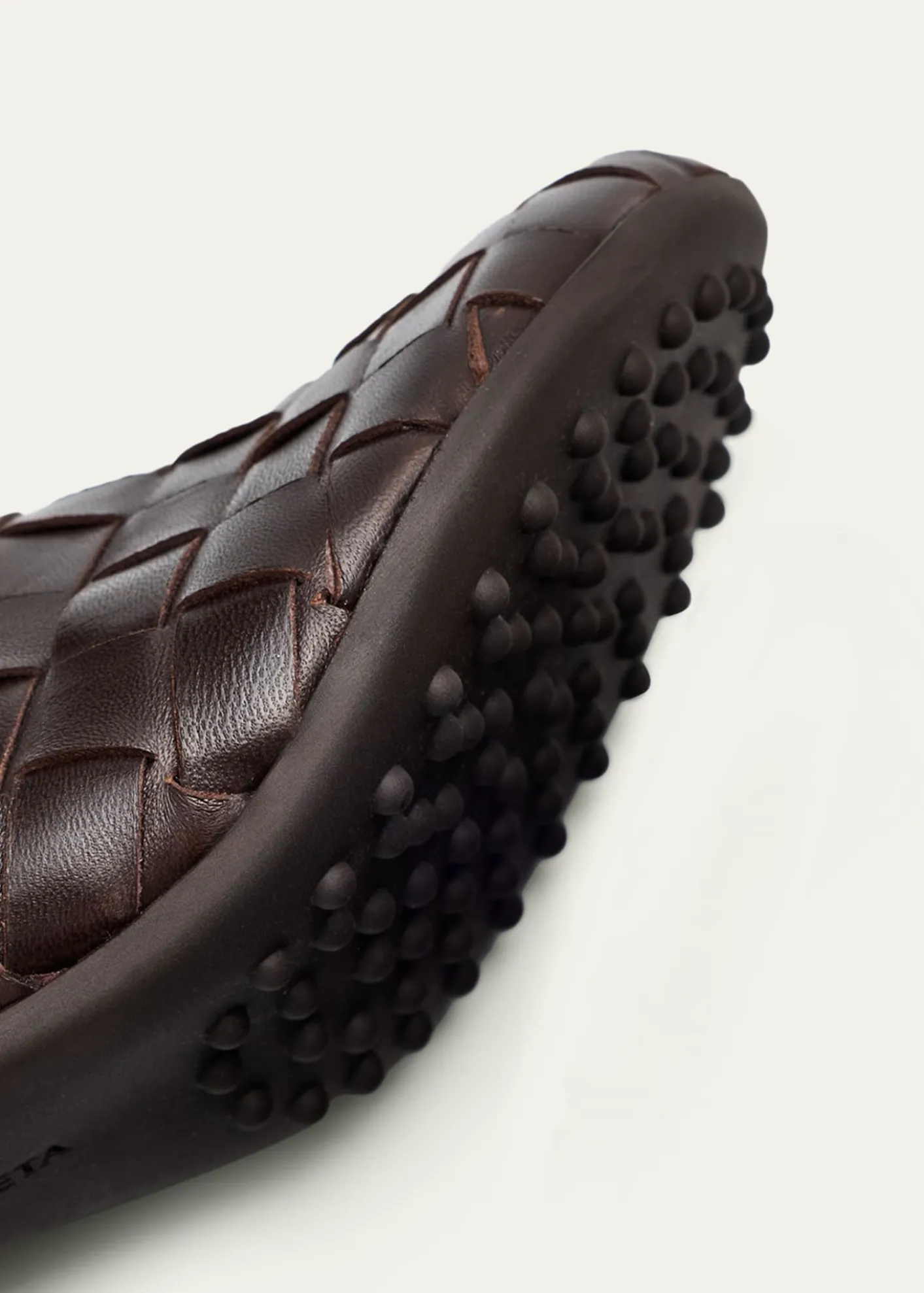 Bottega VenetaAtomic Woven Leather Cylinder-Heel Booties