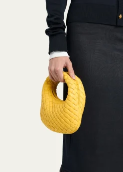Bottega VenetaBaby Veneta Leather Top-Handle Bag