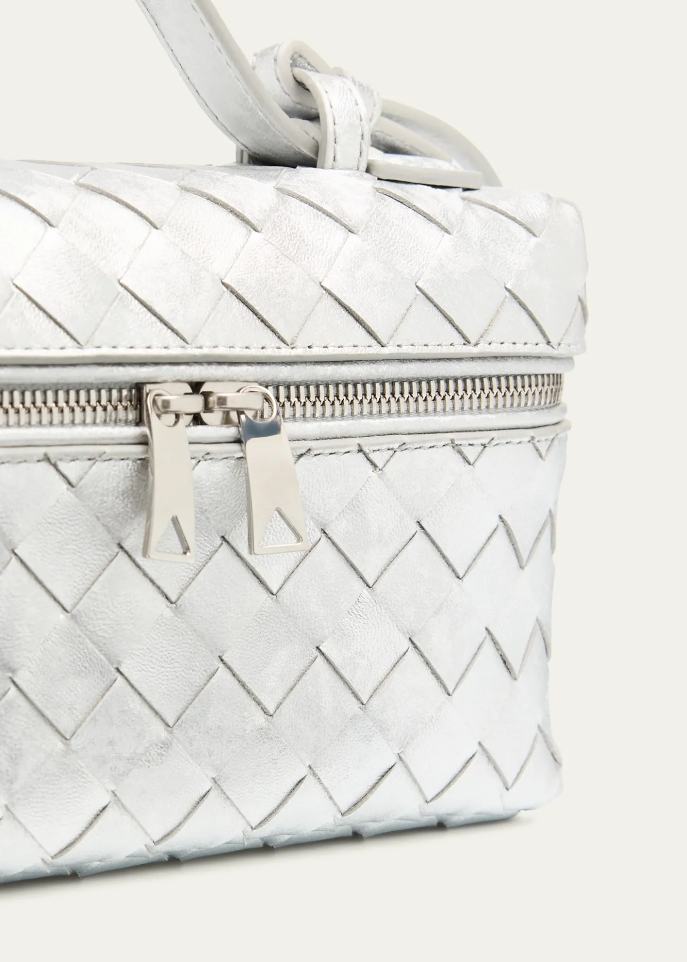 Bottega VenetaBang Bang Laminated Leather Vanity Crossbody Bag
