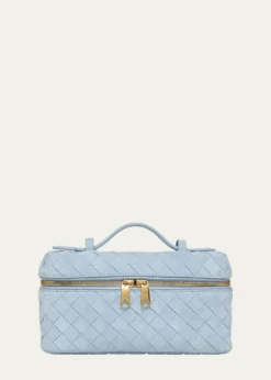 Bottega VenetaBang Bang Vanity Intrecciato Suede Crossbody Bag