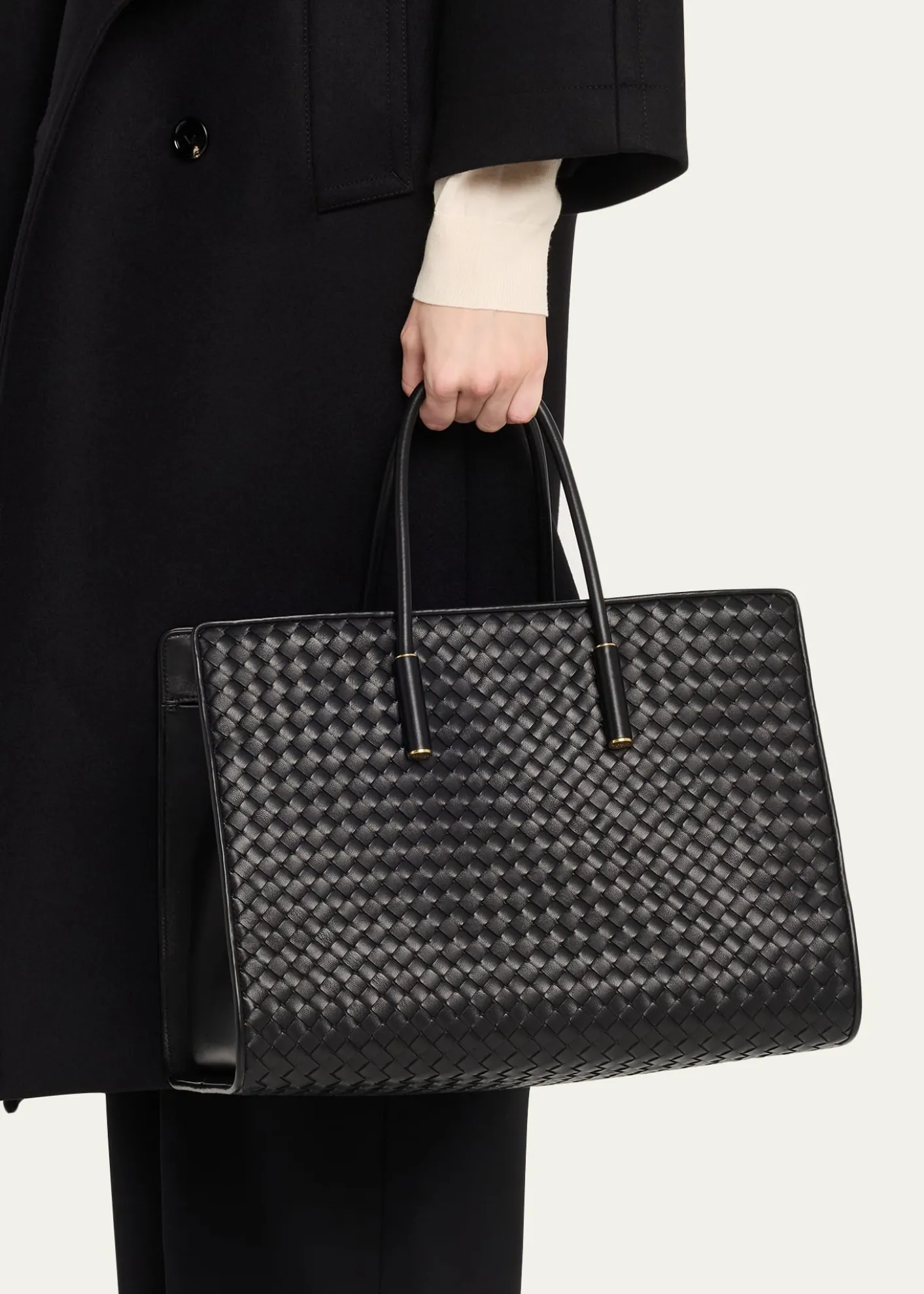 Bottega VenetaBarbara Medium Leather Tote Bag