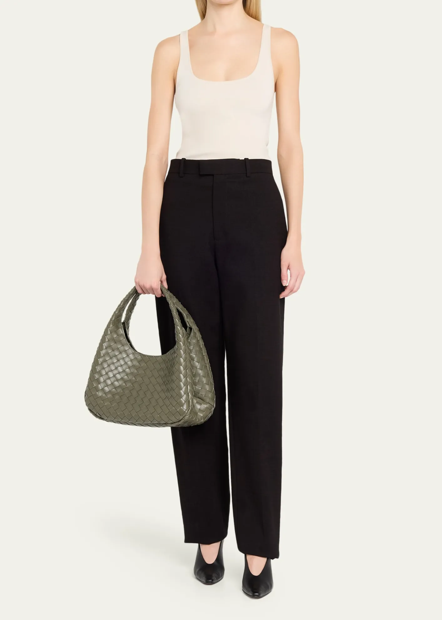Bottega VenetaCampana Small Leather Shoulder Bag