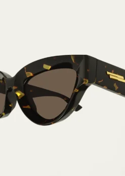 Bottega VenetaCat-Eye Acetate Sunglasses