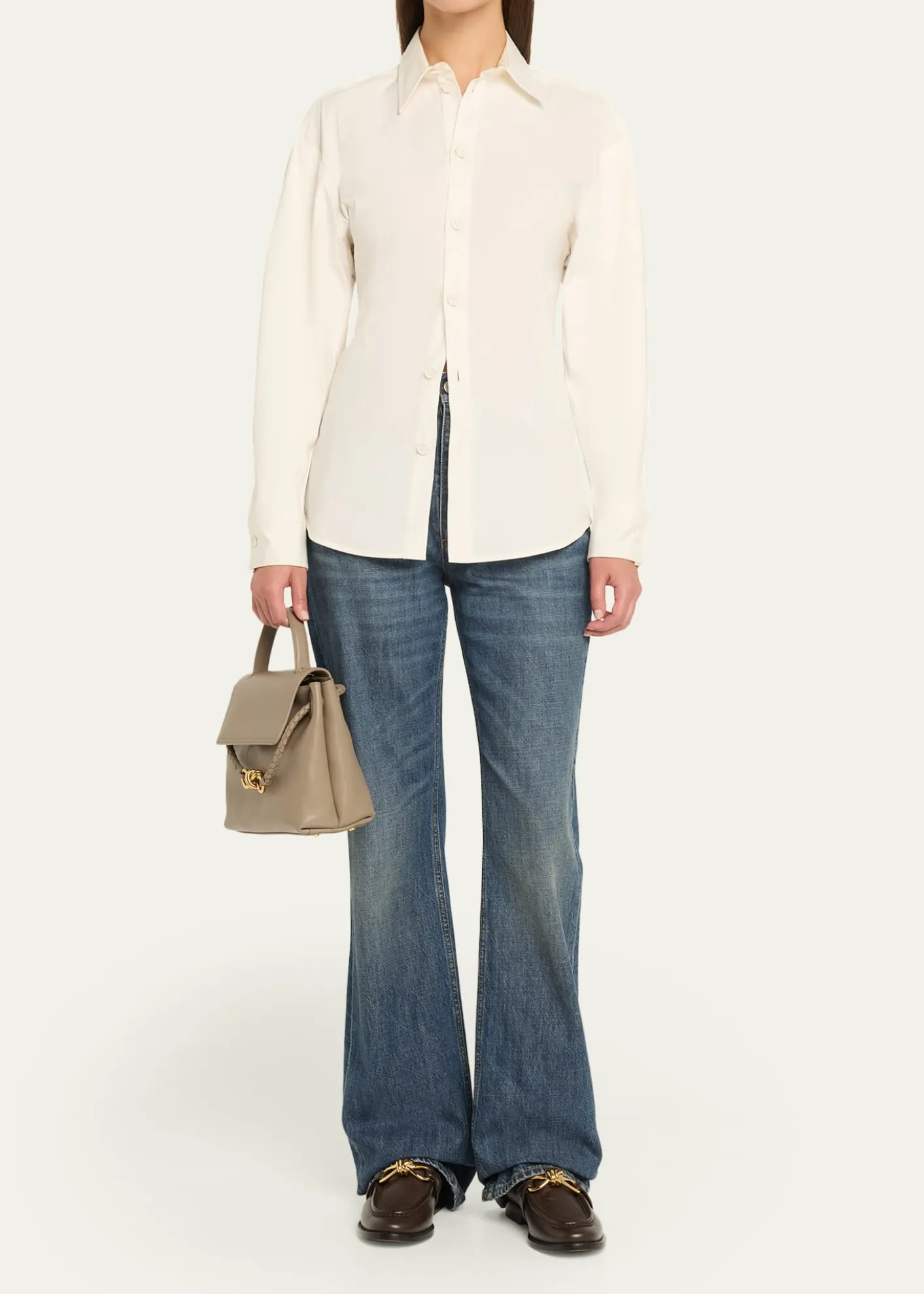 Bottega VenetaCiao Ciao Small Calfskin Leather Crossbody Bag