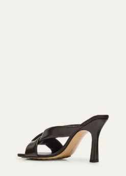 Bottega VenetaCriss Cross Padded Leather Slide Sandals