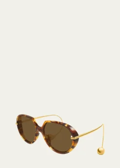 Bottega VenetaDrop Acetate Squared Sunglasses