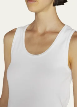 Bottega VenetaDry Stretch Cotton Ribbed Tank Top