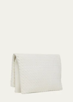 Bottega VenetaFolded Nappa Leather Clutch Bag