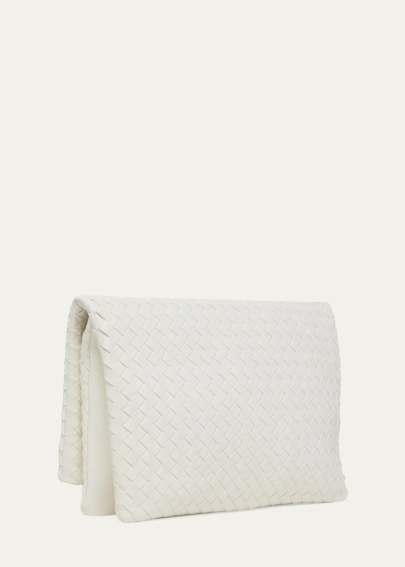 Bottega VenetaFolded Nappa Leather Clutch Bag