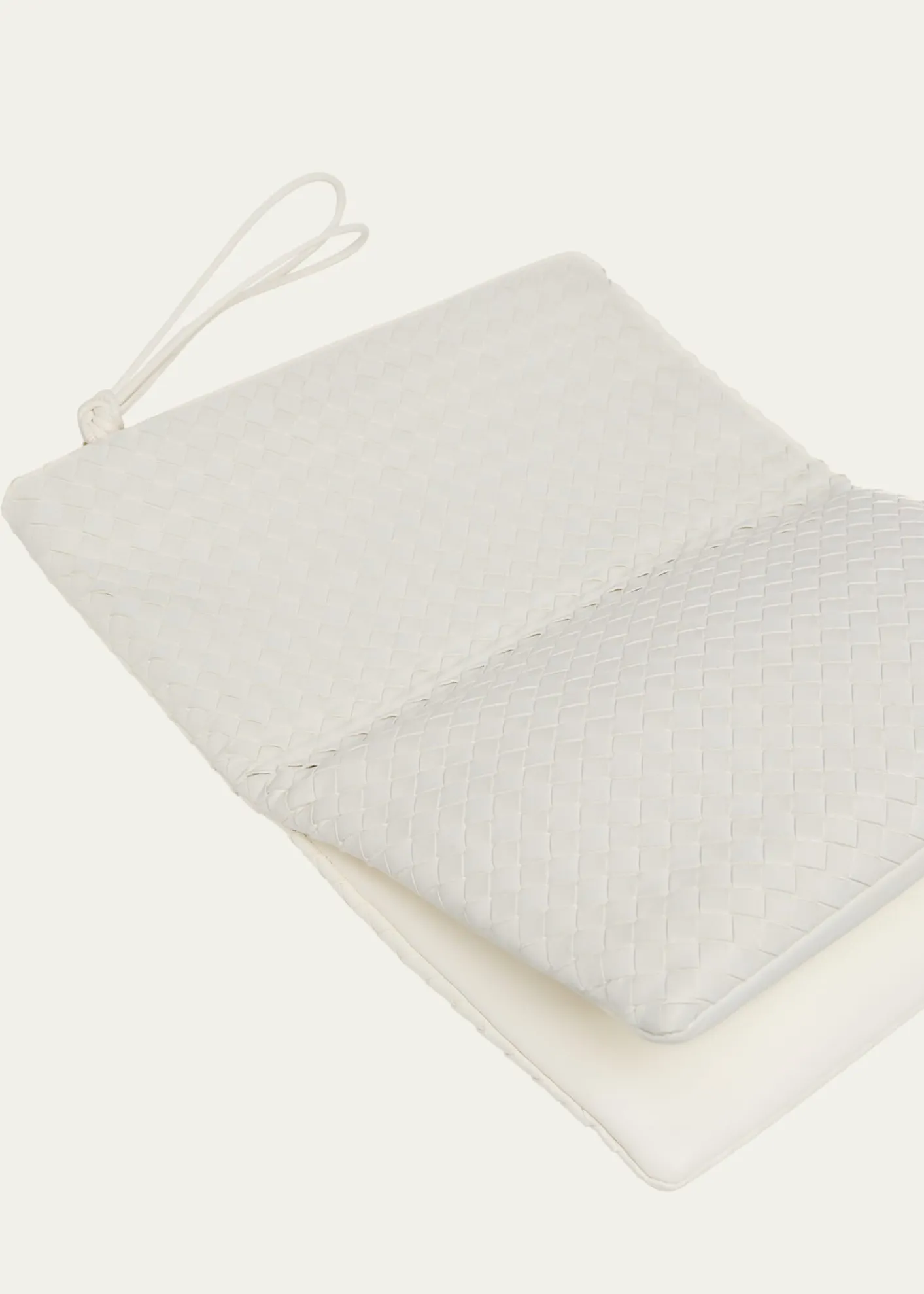 Bottega VenetaFolded Nappa Leather Clutch Bag