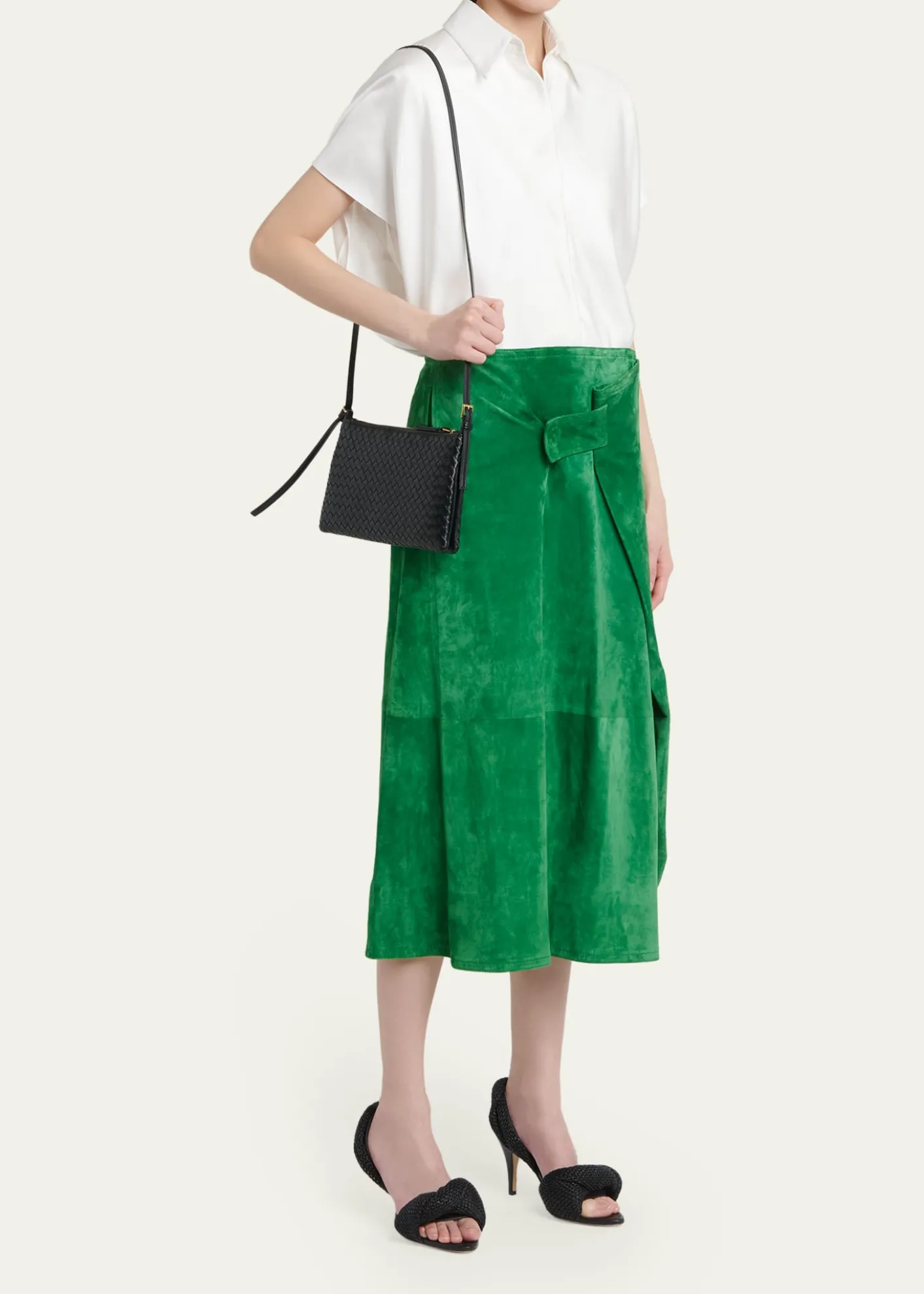 Bottega VenetaGemellini Leather Crossbody Bag