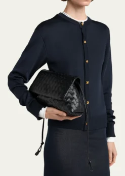 Bottega VenetaGiorno Leather Drawstring Shoulder Bag