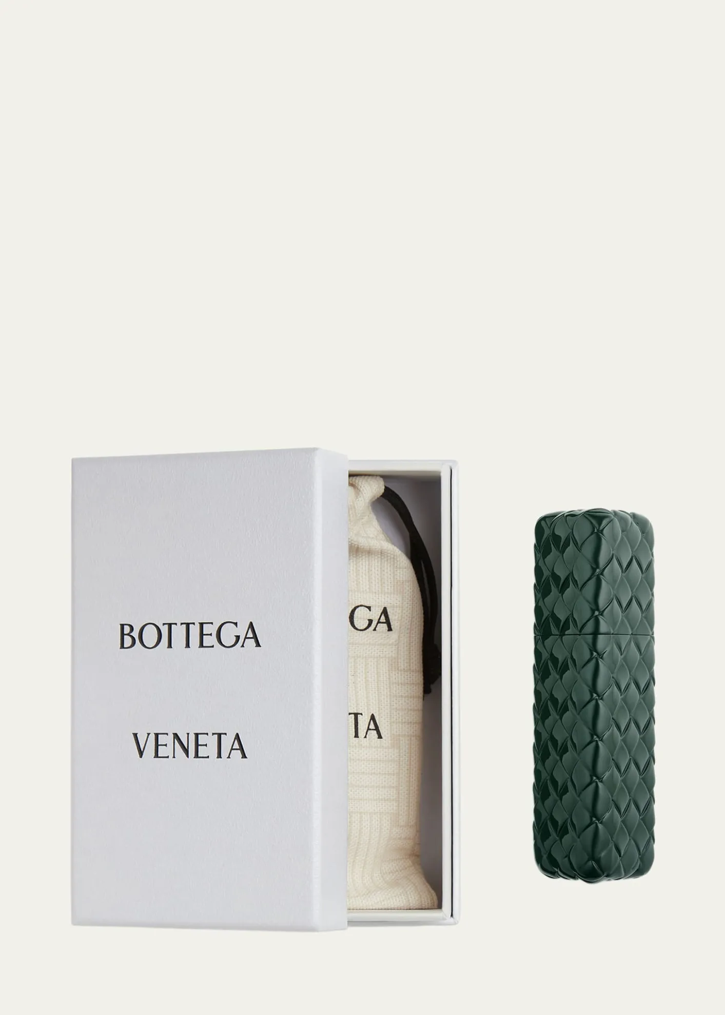 Bottega VenetaGreen Intreccio Travel Atomizer