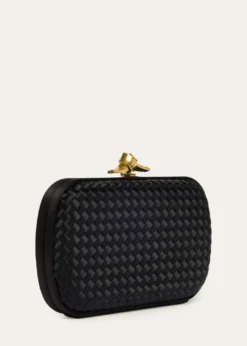 Bottega VenetaIntrecciato Knot Clutch Bag