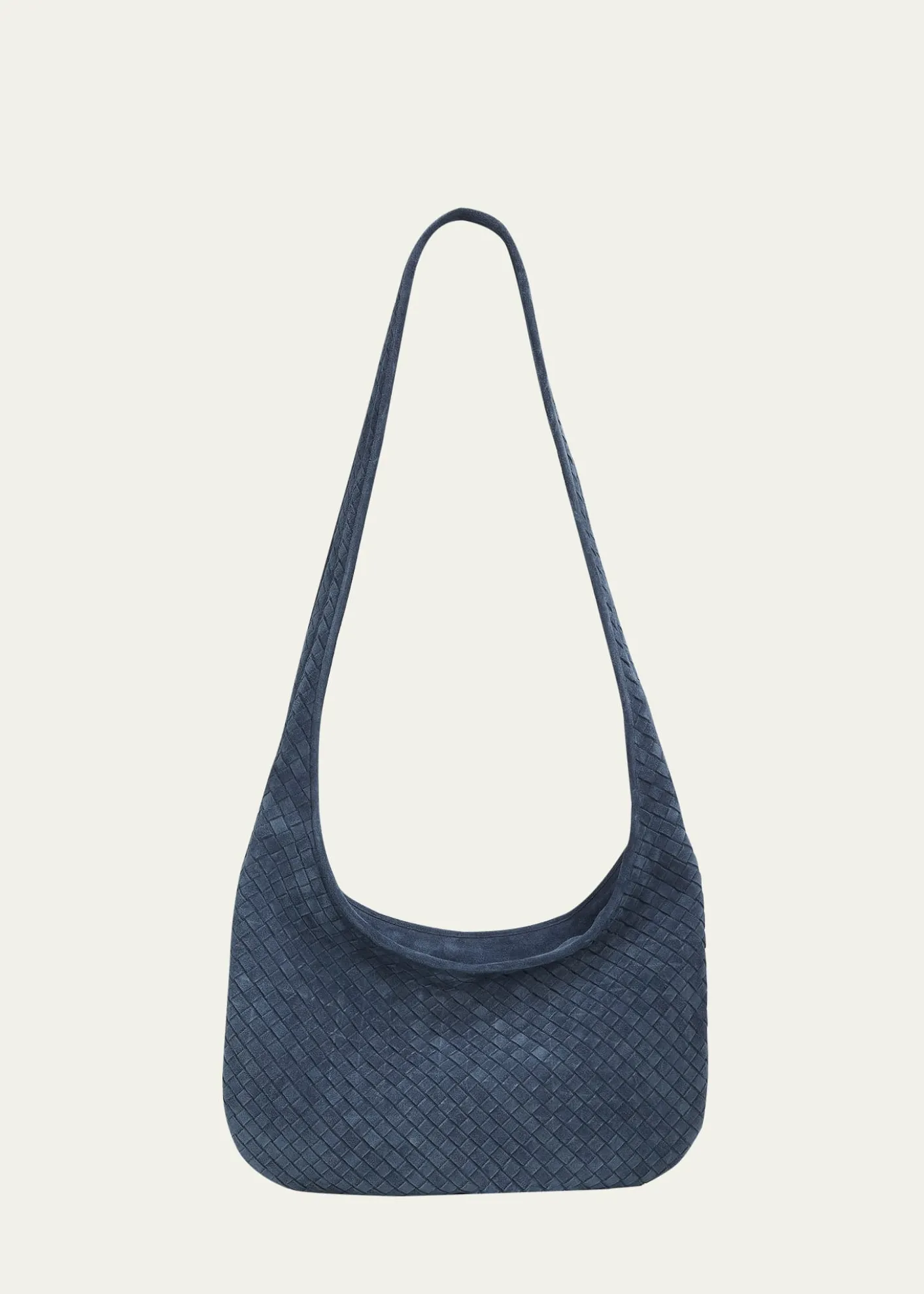 Bottega VenetaIntrecciato Suede Hobo Bag