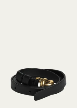 Bottega VenetaKnot Buckle Leather Belt