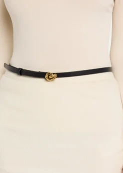 Bottega VenetaKnot Intreccio Leather Belt
