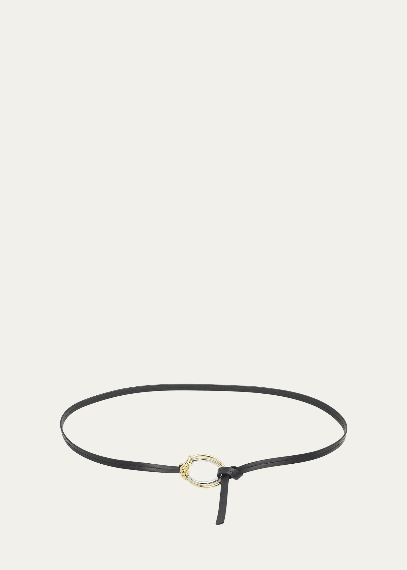 Bottega VenetaKnot Ring Leather Belt
